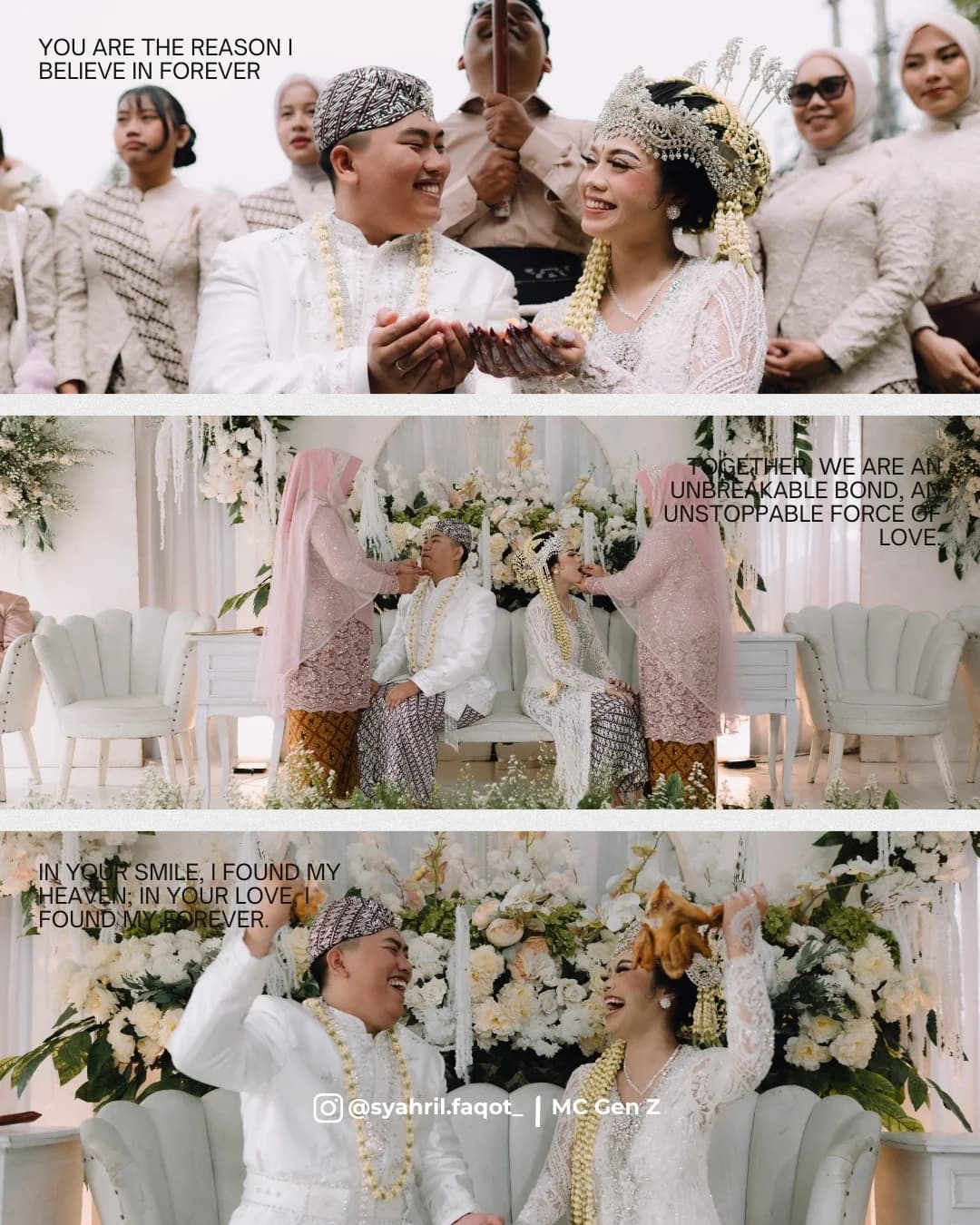Ritual adat Sunda huap lingkung dan bakakak hayam pengantin